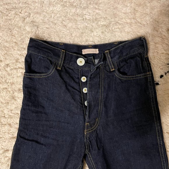 Jesse Kamm High Rise Women Jeans - Dark Blue - Picture 5 of 7